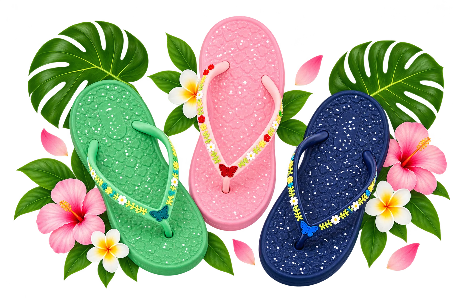 Floral EVA Flip-Flops - Image 2